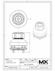 Maxx-ER (Erowa) D72 Pallet ER-035297 ER32 Collet Chuck print