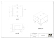 Maxx-ER 50 Aluminium-Flachhalter 50x50mm