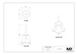 Maxx-ER 50 Edelstahl-Zentriersensor, stationäre Sonde, 6 mm Spitze