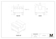 Maxx-ER (Erowa) 50 Stainless Slotted Electrode Holder U15 4