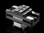 Maxx-ER 100 Edelstahl-Schraubstock mit selbstzentrierendem Ansatz, 80 x 120 mm