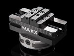Maxx-ER Tornillo de banco autocentrante de acero inoxidable G de 80 x 120 mm con 115 mm palet