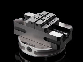 Maxx-ER Tornillo de banco autocentrante de acero inoxidable G de 80 x 120 mm con 148 mm palet