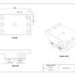 MaxxMacro 54 Porte-électrode plat en aluminium 81x51