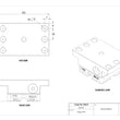 MaxxMacro 54 Porte-électrode plat en acier inoxydable 81x51