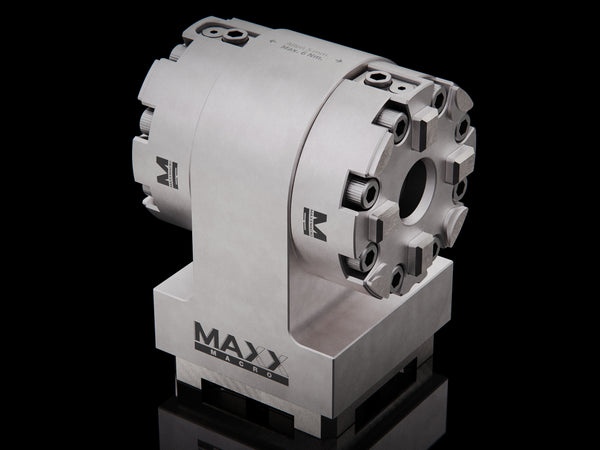 MaxxMacro 54 Twin Manuelles Spannfutter 90 Grad Adapter