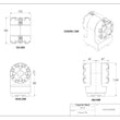 MaxxMacro 54 Twin Manuelles Spannfutter 90 Grad Adapter