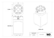 MaxxMacro 54 Manual Chuck Vertical Extension 6"