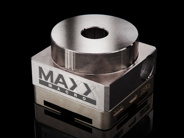 MaxxMacro 54 Support de crosse rond en acier inoxydable 15 mm