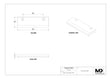 MaxxMacro (System 3R) 23925 Standard 60mm Support Tab MXRuler (3Ruler) Accessory WEDM (Set of 2) 5