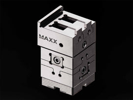 MaxxMacro Rendimiento de tornillo de banco de péndulo giratorio de 360° 54