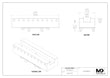 Maxx-ER (D/C) Elektrodenhalter Schlitz Aluminium U20x6"