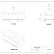 Maxx-ER Porte-électrode fendu en aluminium U25x4"