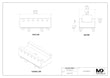 Maxx-ER (D/C) Elektrodenhalter Schlitz Aluminium U30x4"