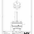 Maxx-ER punta de medición 8638 Sensor de centrado con resorte Punta de 5 mm