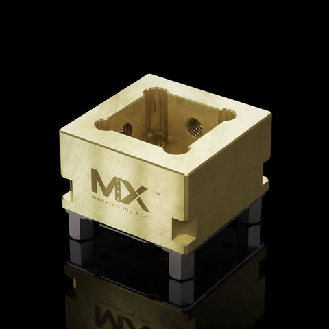 Maxx-ER Porte-électrode de poche carré en laiton S30