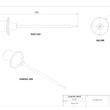 Punta de repuesto de sonda estacionaria MaxxTooling de 3 mm x 150 mm