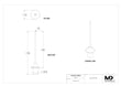 Punta de repuesto de sonda estacionaria MaxxTooling de 3 mm x 150 mm