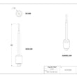 Pointe de remplacement de sonde à ressort MaxxTooling 3 mm