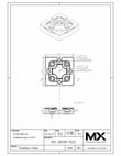 MaxxMacro (System 3R) Macro Pallet Rust Proof  .250 Dowel print