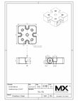 MaxxMacro 54 (System 3R) Flat Electrode Holder Pallet Spacer print