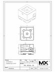 MaxxMacro (System 3R) Macro Aluminum S30 Pocket Electrode Holder print