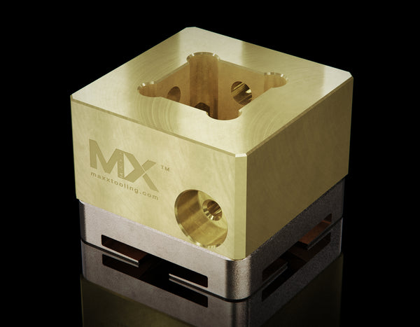 MaxxMacro (System 3R) Brass Pocket Electrode Holder S25 top