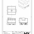 MaxxMacro (System 3R) Brass Slotted Electrode Holder U20 print