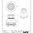 Maxx-ER (Erowa) D72 Pallet ER-035297 ER32 Collet Chuck print
