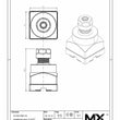 MaxxMacro (System 3R) 3R-659.16P ER Collet Chuck ER16 print