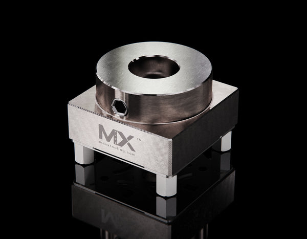 Maxx-ER (Erowa) Circle Holder Stainless 20mm Dia Round Stock Holder front