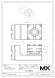 MaxxMacro (D/C) 54 Manuelles Spannfutter 90 Grad Adapter